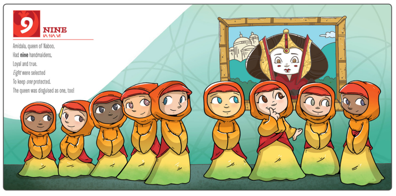 Illustration for article titled This Star Wars Numbers Book Is So Cute It Makes Me Want To Forget Basic Math